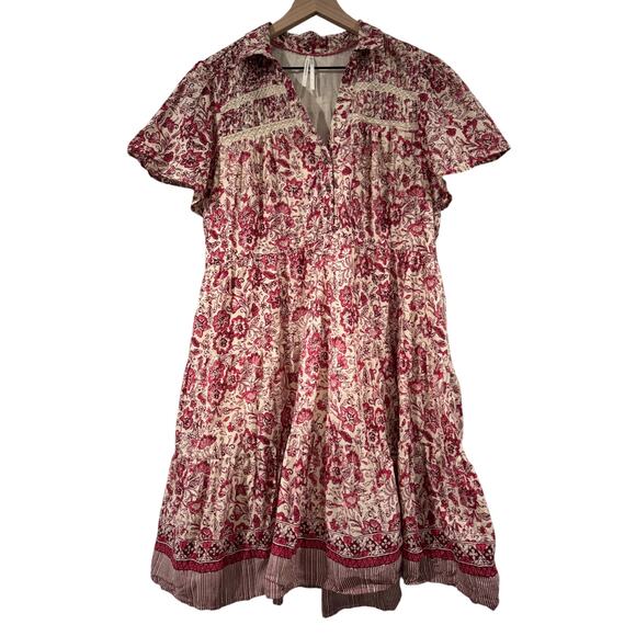 Anthropologie Dresses & Skirts - Anthropologie Georgina Tiered Floral Garden Dress Size Large